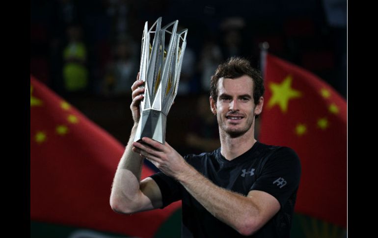 El escocés logra su tercera victoria en el Masters 1000 de Shanghái, tras las de 2010 y 2011. AFP / J. Eisele