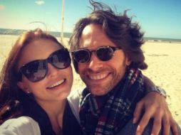 'Me haces tan feliz #11:11 te amo @sebastianrulli mi cielo', escribe la famosa para acompañar la imagen. INSTAGRAM / angeliqueboyer