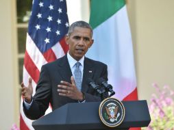 Obama considera que no puede hablarse de derechos humanos y luego resaltar las virtudes de alguien que viola esos principios. AFP / N. Kamm