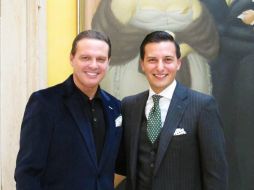 Nicolas Bijan, hijo del fallecido diseñador Bijan, compartió en su cuenta de Instagram una imagen junto a Luis Miguel. INSTAGRAM / nicolasbijan