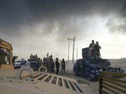 Las fuerzas leales al gobierno de Bagdad avanzan desde Qayyarah, así como desde Jazir, hacia Mosul. AP / ESPECIAL