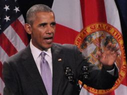 Obama también defendió su criticada reforma sanitaria. NTX / J. Carucci