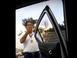 Un par de taxistas intimidó a dos usuarias de Uber en la Nueva Central de Autobuses. YOUTUBE / Tráfico ZMG