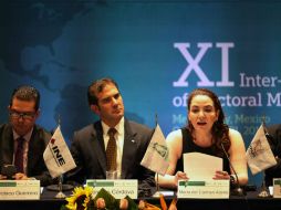 Clausura de la XI reunión Interamericana de Autoridades Electorales en la Ciudad de México. SUN / J.C.Reyes