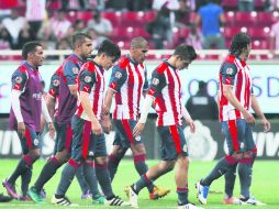 Los rojiblancos salieron dolidos por la derrota que les infligieron los Tuzos. Vieron cortada una racha de tres juegos sin derrota. MEXSPORT /