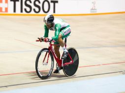 En la prueba de Persecución Individual Varonil B2 de 40 a 44 años, donde Juan Manuel Cisneros consiguió el primer lugar. EL INFORMADOR / P. Franco
