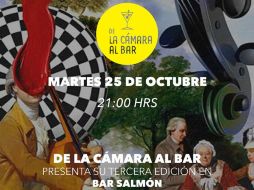 'De la Cámara al Bar' busca llevar la música de cámara fuera de sus espacios habituales. FACEBOOK / De la Cámara al Bar