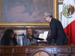 El mandatario indicó que la Ciudad de México se coloca otra vez en el lugar que le corresponde como ciudad global. TWITTER / @ManceraMiguelMX