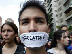 Ayer miércoles la oposición convocó a una multitudinaria marcha contra Maduro. NTX / ARCHIVO