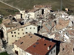 En el temblor de este domingo no hubo víctimas, pues muchos de los edificios más peligrosos ya habían sido desalojados. AP / Vigili del Fuoco