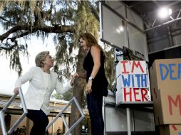 La campaña de Clinton se presenta en momentos en que Florida se encuentra empatado, según recientes encuestas. AP / A. Harnik