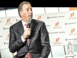 El secretario de Hacienda y Crédito Público, Antonio Meade, también habló de la situación en Veracruz. EL FINANCIERO  /