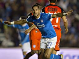 Jorge Benítez selló el triunfo del Cruz Azul al minuto 74. MEXSPORT / O. Aguilar