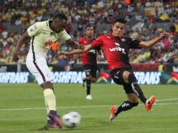 El grito de guerra del equipo 12 veces campeón del futbol mexicano ensordeció: Águilas, Águilas. SUN / M. Vargas