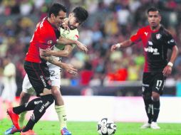 Atlas llevó la delantera al inicio del partido, pero no pudo concretar sus jugadas. MEXSPORT /