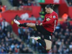 El jugador sueco festeja la anotación de este domingo en el Liberty Stadium. AFP / G. Caddick