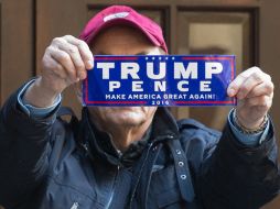 ''Este hombre unificó fragmentos del fascismo que estaban dispersos en el territorio norteamericano'', dice Sicilia sobre Trump. AFP / B. Smith