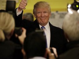 Trump señala que la elección 'está lejos de haber terminado'. EFE / P. Foley