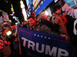 Los conteos electorales daban más opciones al candidato republicano a la Casa Blanca, Donald Trump. AFP / E. Munoz