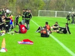 El Tri en Columbus. Realizan su primer entrenamiento previo al comienzo del Hexagonal Final de la Concacaf. SUN /