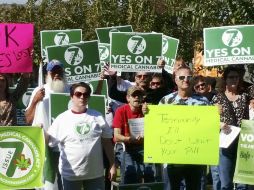 En Florida, la medida recogió el apoyo del 71 % de los votantes, un 64 % en Dakota del Norte y un 53 % en Arkansas. AP / P. Kissel