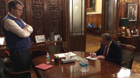 Meade asegura que México ''está en una posición de fortaleza'' por su estabilidad macroeconómica sostenida por las reformas. TWITTER / @JoseAMeadeK