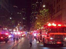 Según la policía, una discusión ajena a la manifestación fue la pauta para un hombre que abrió fuego en una parada de autobús. EFE /