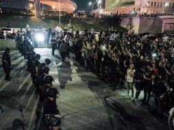 Giulani asegura que la mayoría de los manifestantes son de edad universitaria y parecen 'el uno por ciento del uno por ciento'. AFP / R. Chiu