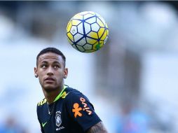 Neymar, durante los entrenamientos previos al duelo con la albiceleste. TWITTER / @CBF_Futebol