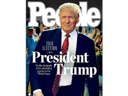 En la portada, muestra el encabezado: 'Presidente Trump: Su vida, su familia y su asombrosa jornada a la Casa Blanca'. INSTAGRAM / people