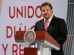 Edgar Pereda, presidente de la CIRT en la 58 Semana de la Radio y la Televisión. NTX / J. Pazos