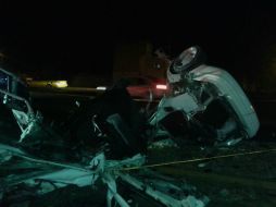 Presumen que el conductor y pasajeros se encontraban en estado de ebriedad. ESPECIAL /