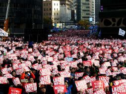 El 4 de noviembre, Park acordó ser interrogada por la fiscalía sobre el escándalo que provocó una masiva manifestación el sábado. EFE / J. Ui-Chel