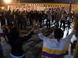 La sociedad civil colombiana tuvo un peso importante en la decisión política. AFP / G. Legaria