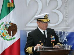 Almirante Vidal Francisco Soberón Sanz, secretario de la Marina. TWITTER / @AlmSoberon