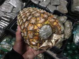El modus operandi de esta organización criminal consistía en ocultar la mariguana en el centro de frutas y verduras. ESPECIAL / PGR Jalisco