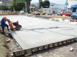 Se prevé que el domingo 20 se estén terminando los concretos, para de ahí pasar a la segunda etapa. ESPECIAL / Gobierno de Zapopan