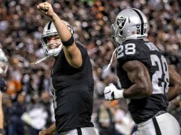 Derek Carr habló de la importancia de la hidratación en la altura de la Ciudad de México. TWITTER / @RAIDERS
