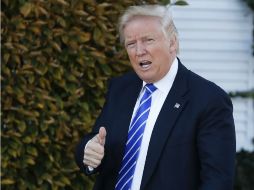 Donald Trump señaló que aceptó hacer la transacción porque como presidente, debe enfocarse en el país. AP / C. Kaster