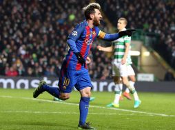 El astro argentino anotó en los minutos 24 y 55. EFE / R. Perry