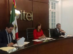 Imagen de la sesión ordinaria del Itei este jueves. TWITTER / @ITEIJal