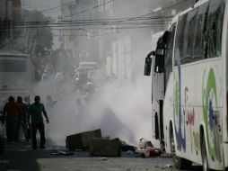 Este miércoles 23 de noviembre se registraron enfrentamientos en el municipio de Ixtacomitán entre el SNTE y la CNTE. SUN / ARCHIVO