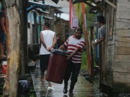 El ojo del huracán se encuentra a 30 kilómetros al norte de Liberia, norte de Costa Rica. AFP /