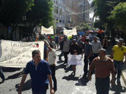 Este viernes, los manifestantes partieron del Parque Agua Azul con rumbo al Centro Histórico. EL INFORMADOR / G. Gallo