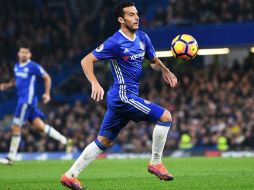 El español Pedro Rodríguez, durante su acción en el partido. EFE / F. Arrizabalaga