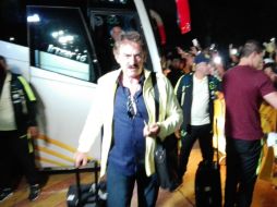 La Volpe a su llegada a Guadalajara previo al partido de mañana domingo. EL INFORMADOR / J. Robles