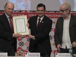 Raúl Padilla López dijo que su excelsa obra y trayectoria lo han convertido en un referente indispensable del mundo editorial mexicano. EL INFORMADOR / F. Atilano