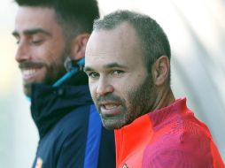 El regreso de Iniesta es una buena noticia para Luis Enrique, quien buscará volver con los catalanes a la senda del triunfo. EFE / A. Dalmau