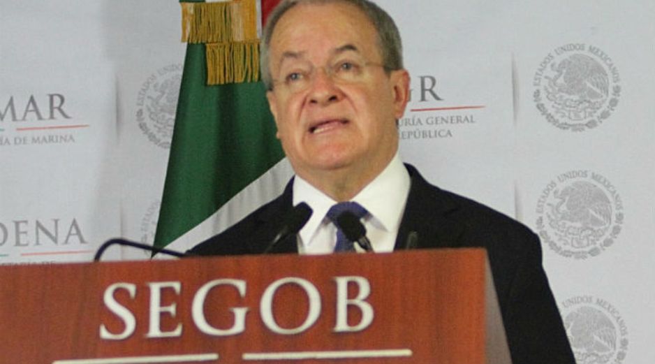 Este martes el subsecretario de Gobierno, dio posesión del cargo a Rubido García. NTX / ARCHIVO