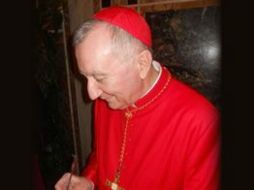El cardenal Pietro Parolin y Franco Coppola transmitieron el mensaje a Mancera y demás organizadores y alcaldes del encuentro. FACEBOOK / Pietro Parolin